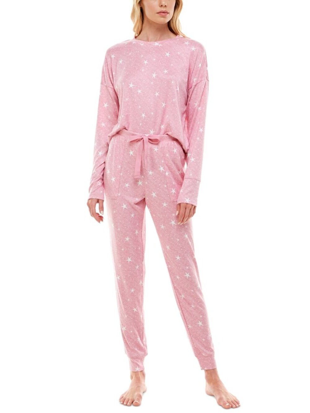 Roudelain Womens Whisper Luxe Drop Shoulder and Jogger Set